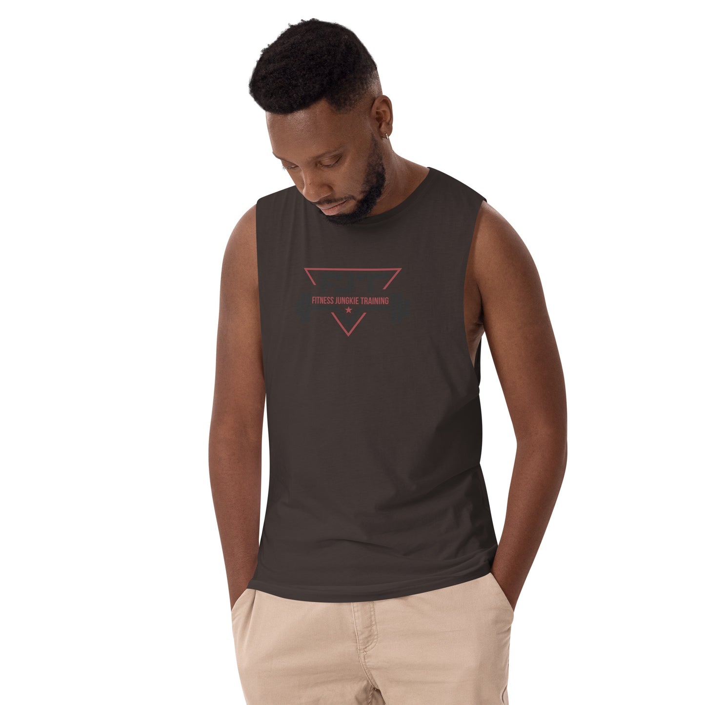 Men’s drop arm tank top